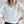 Load image into Gallery viewer, BOXY Long Sleeve 60/40 - White with Daisy
